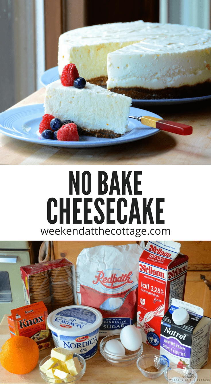 NoBake Cheesecake Weekend at the Cottage