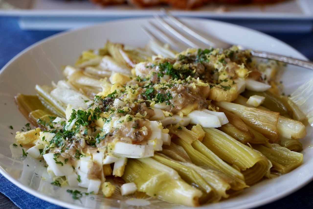 Braised Leeks Recipe Weekend at the Cottage