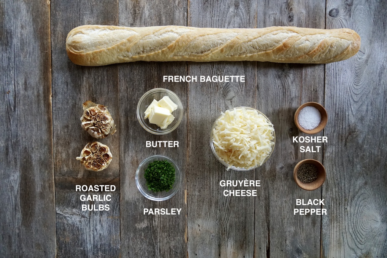 Roasted Garlic Cheese Bread Weekend at the Cottage