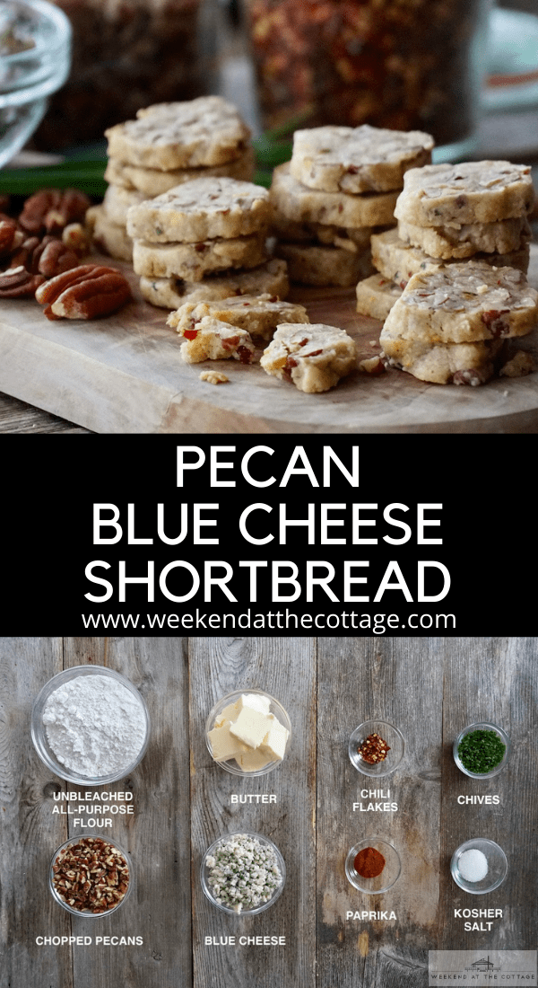 Blue Cheese and Pecan Shortbreads Weekend at the Cottage