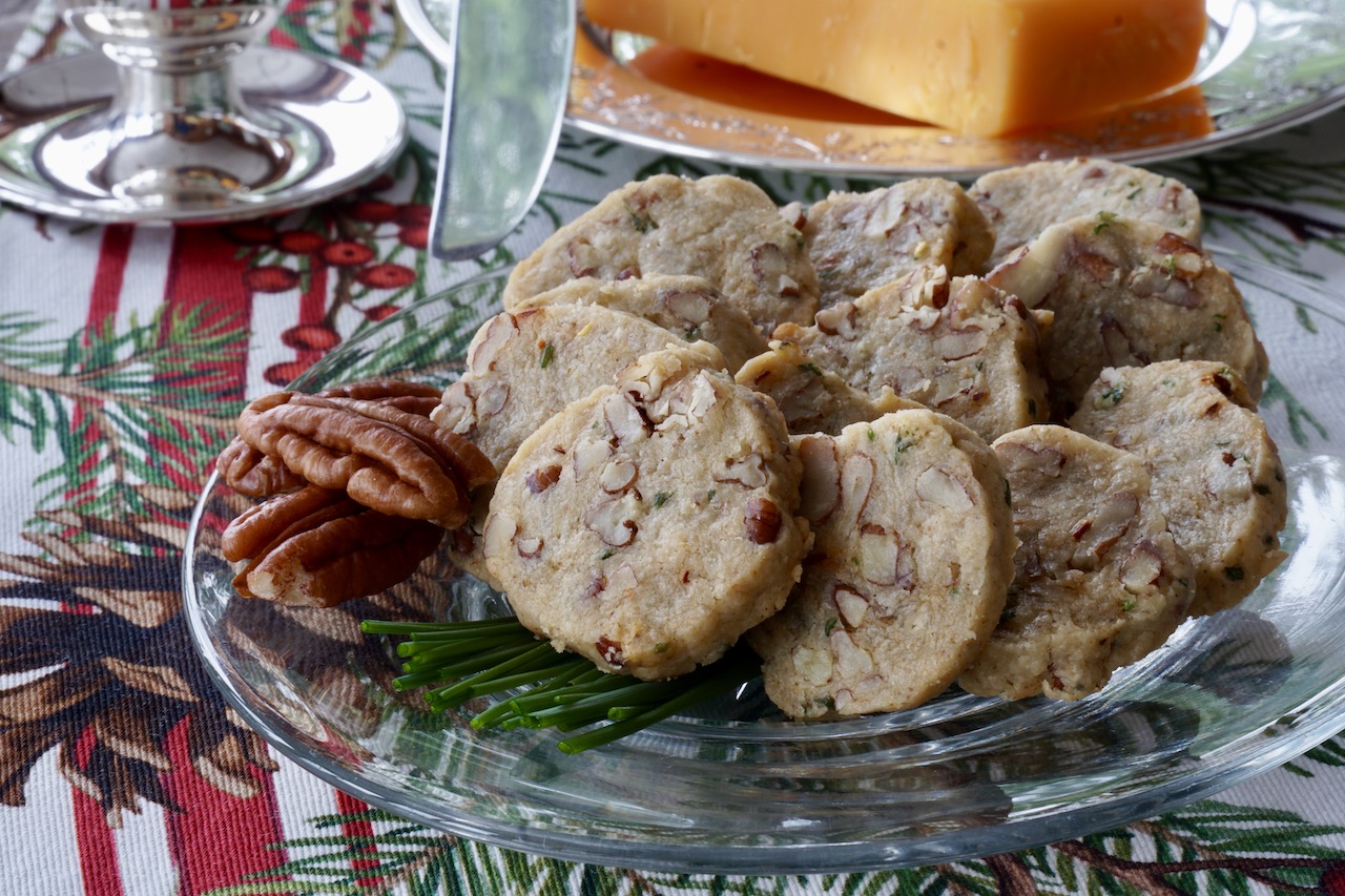 Blue Cheese and Pecan Shortbreads Weekend at the Cottage