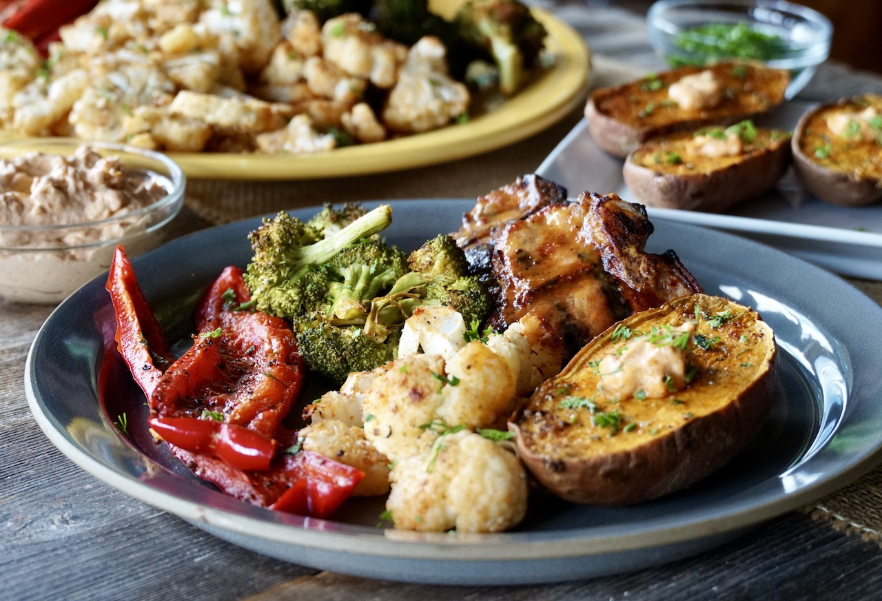 OvenRoasted Vegetable Medley Weekend at the Cottage