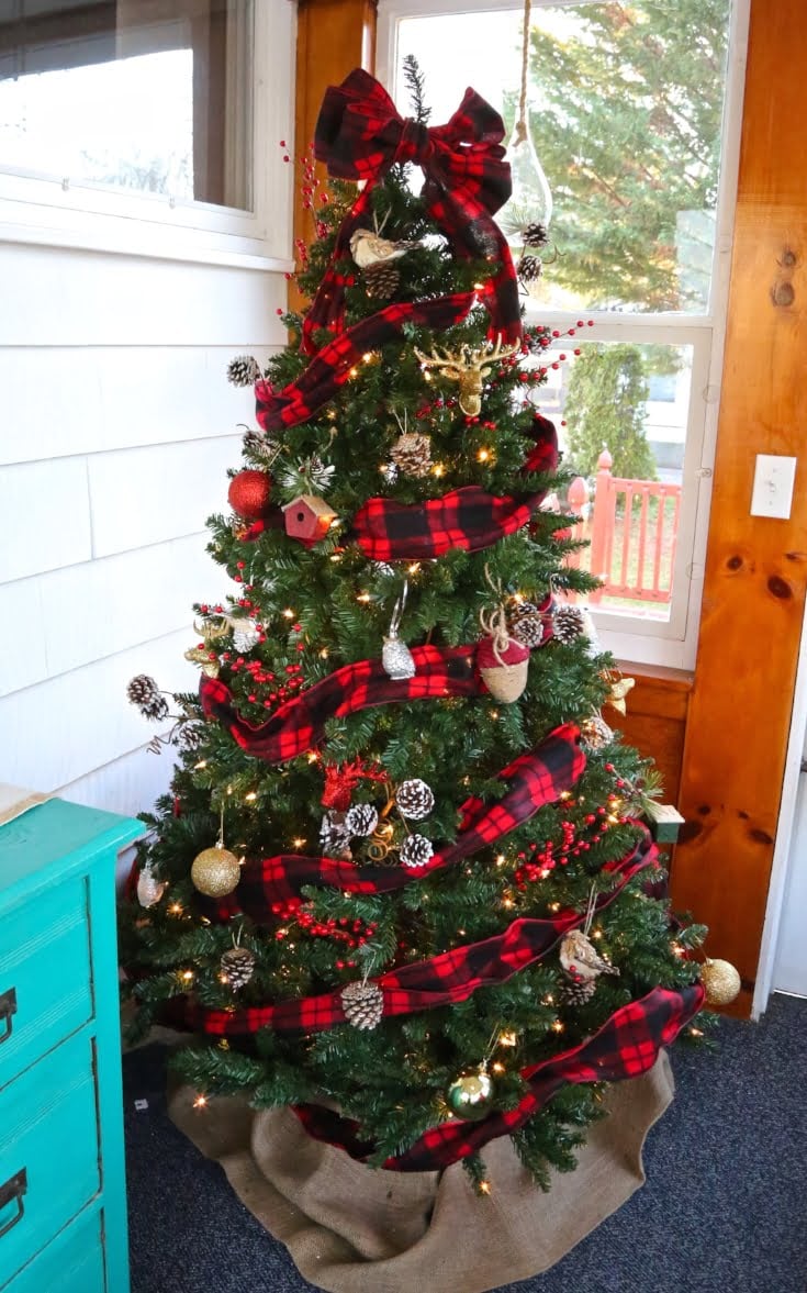 Buffalo Check Christmas Tree Buffalo Check Plaid Christmas Tree Weekend Craft
