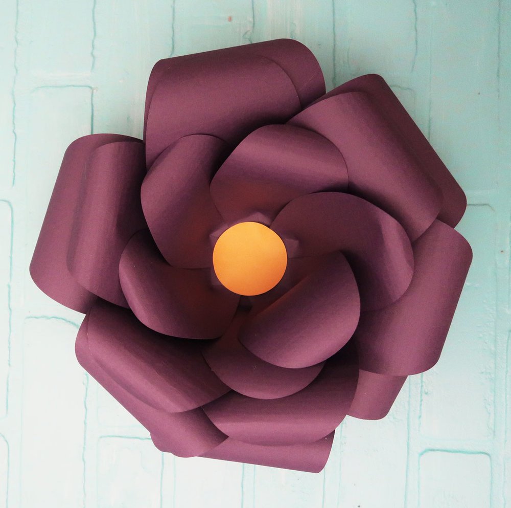 How to make large paper flowers Weekend Craft