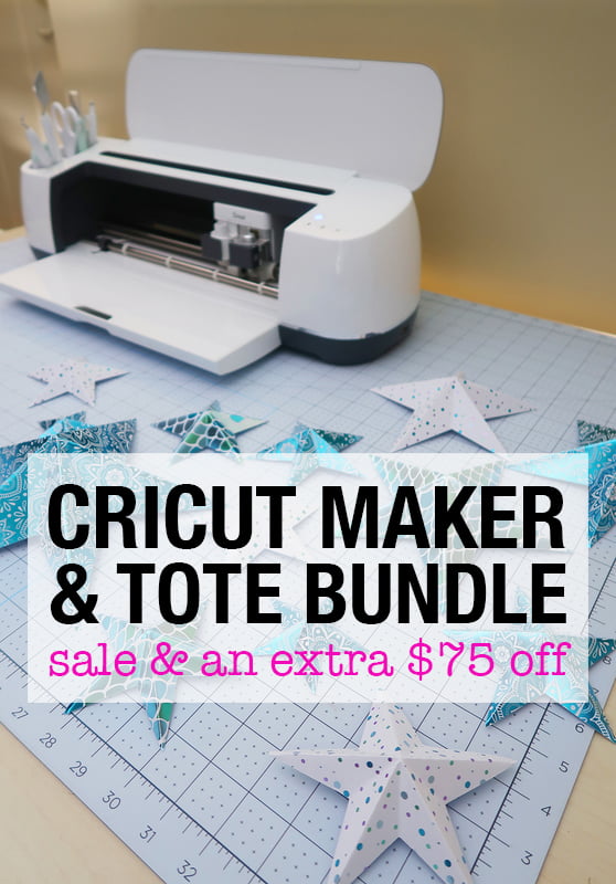 Cricut Maker and Machine Tote Bundle Deal Weekend Craft