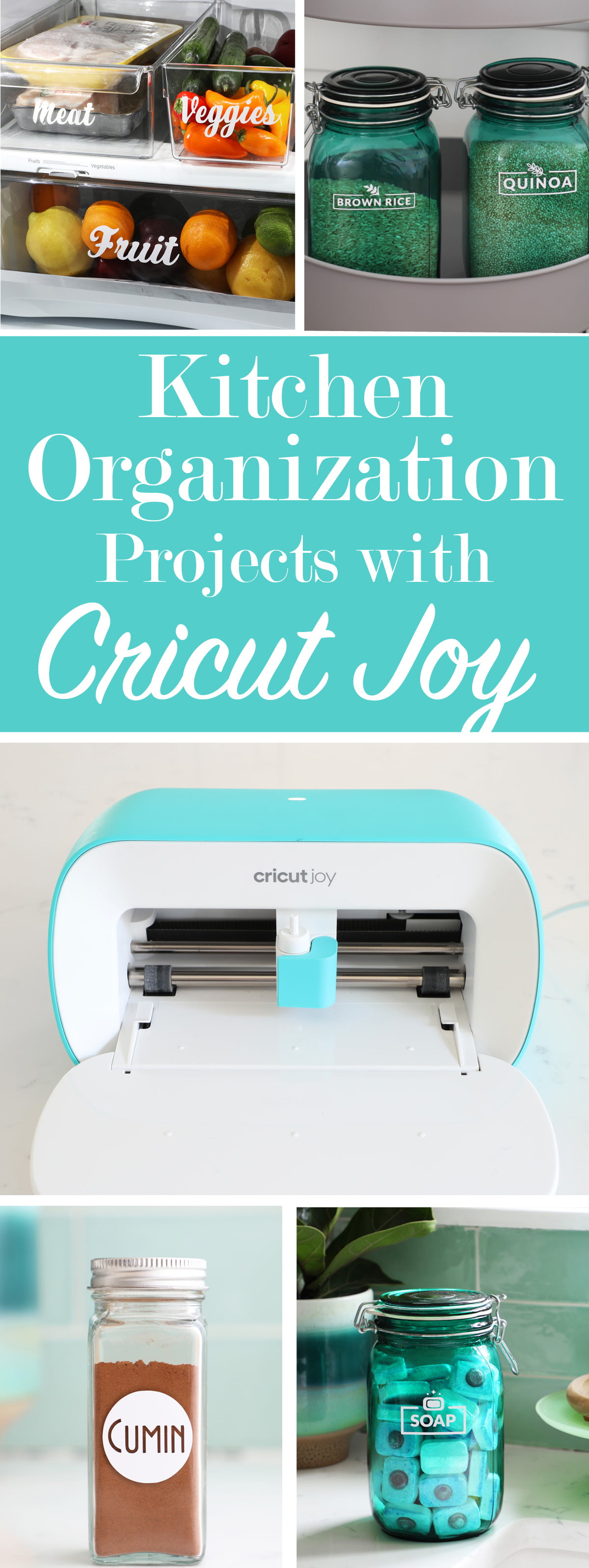 How to Make Pantry Labels with Cricut Joy Weekend Craft