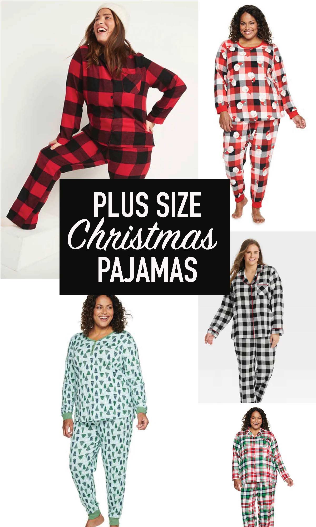 Plus Size Christmas Pajamas Weekend Craft