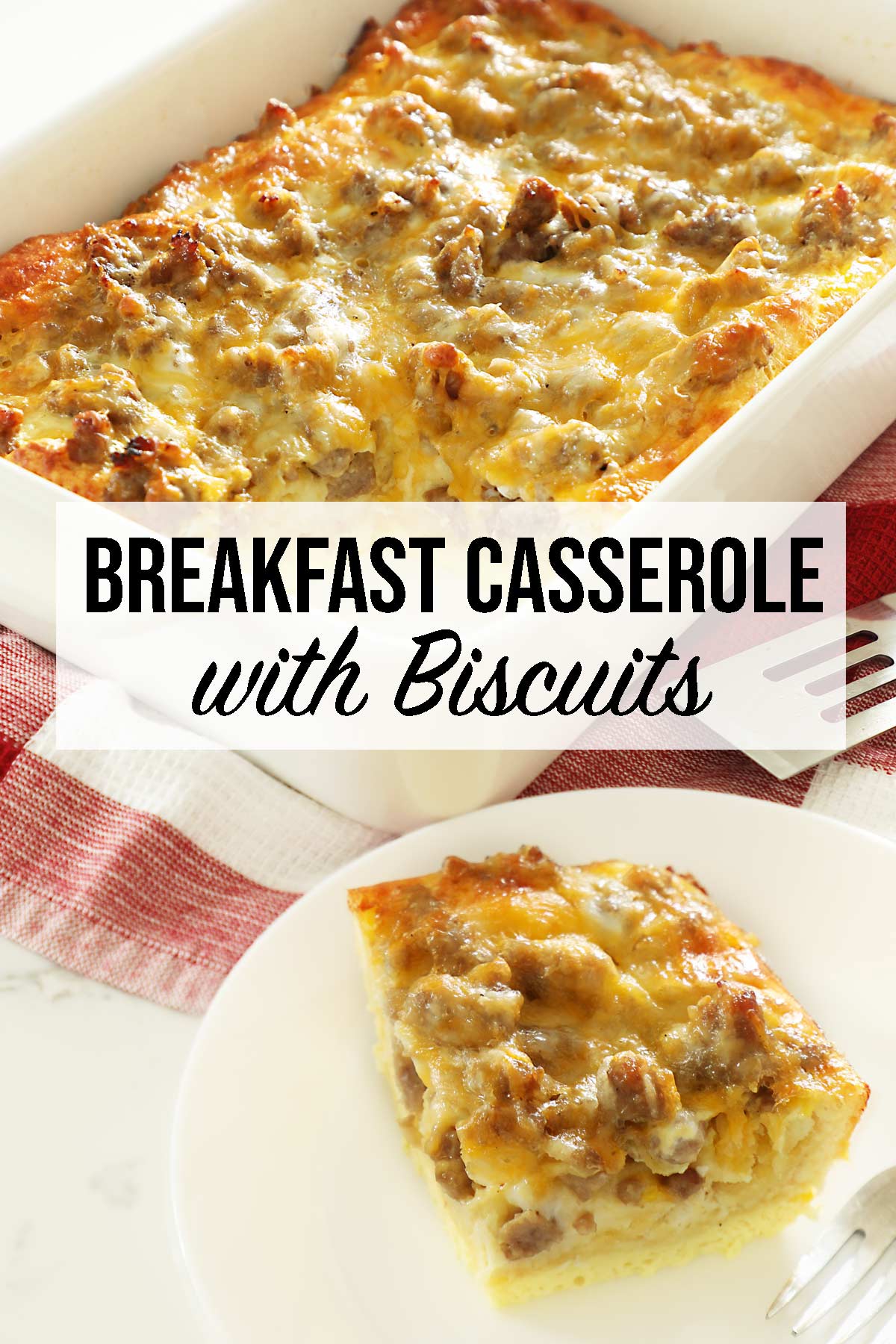 Breakfast Casserole with Biscuits Weekend Craft