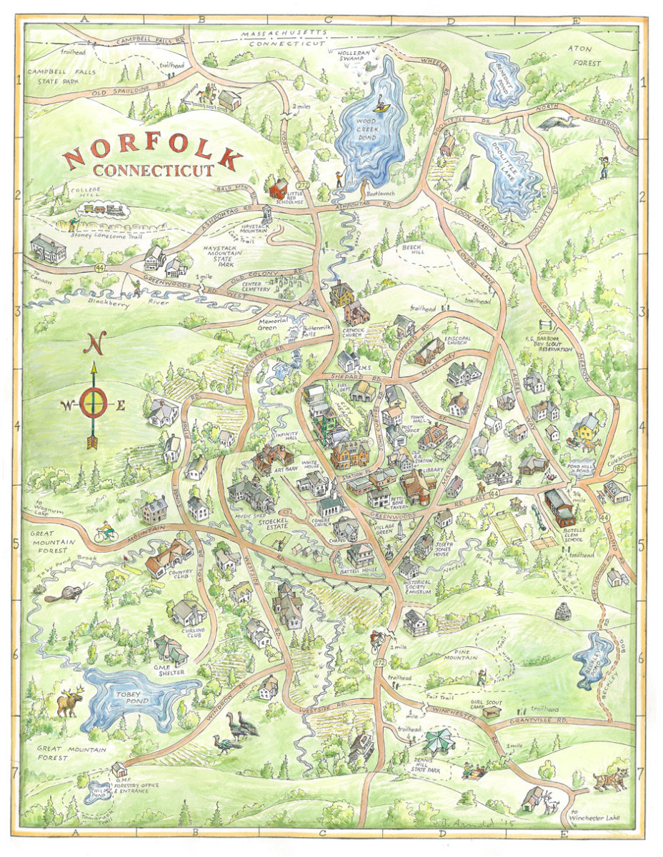 Visitor's Map A Weekend in Norfolk