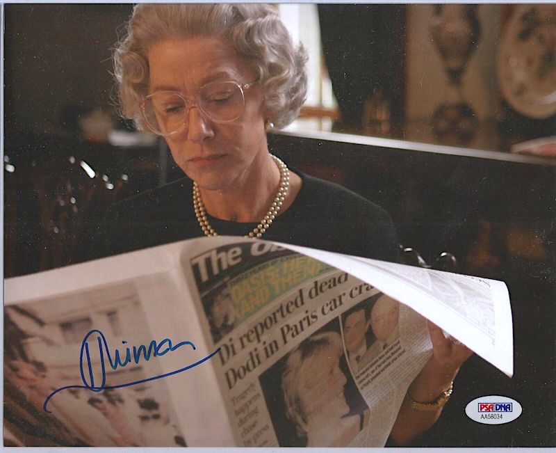 Weekes Autographs » MIRREN DBE, (Dame) Helen Lydia (1945- )