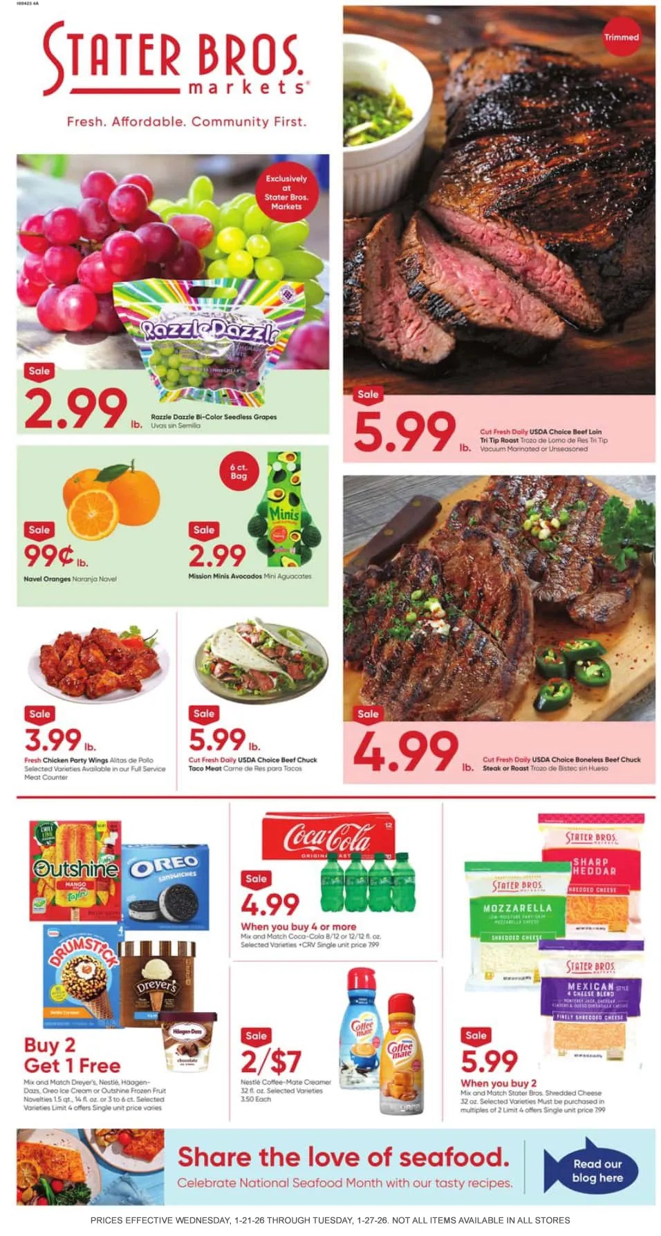 Stater Bros Weekly Ad (From 8/14/24 Thru 8/20/24) Next Week