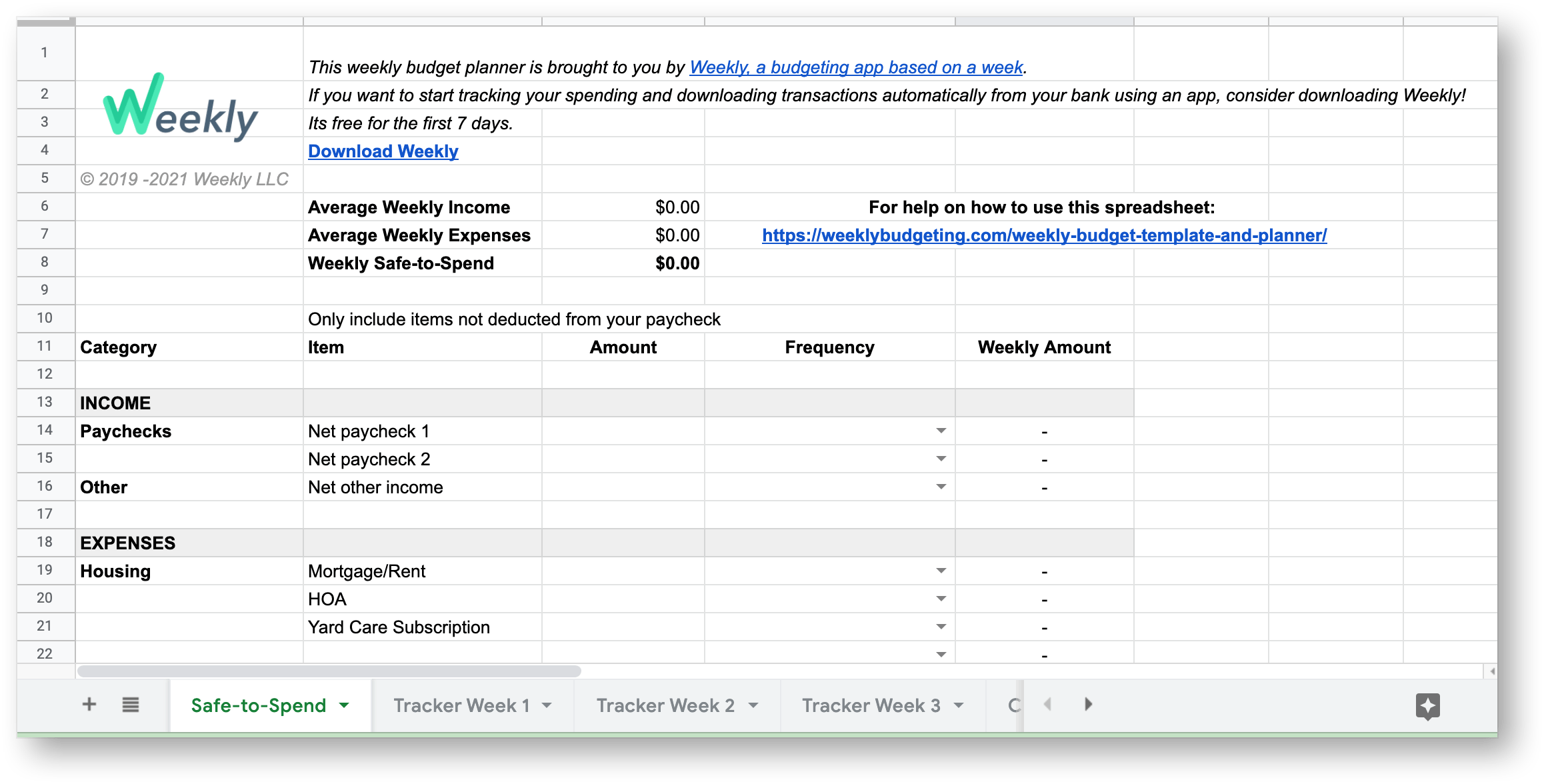 Budgeting Templates For Excel