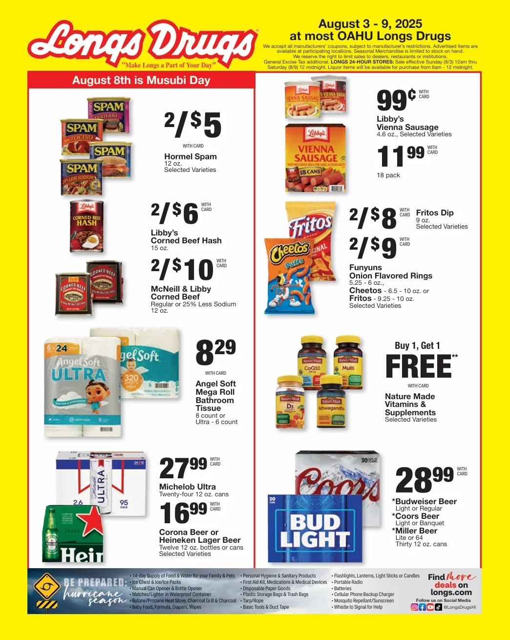 Longs Drugs Weekly Ad Aug 17th Aug 23rd 2025 Weekly Flyers