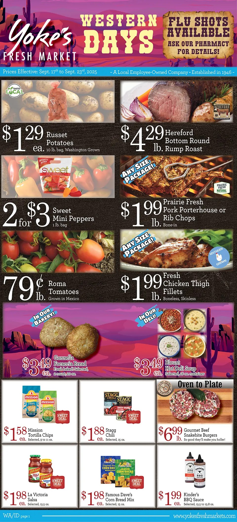 Yoke's Fresh Market Weekly Ad Sep 24th Sep 30th 2025 Weekly Flyers