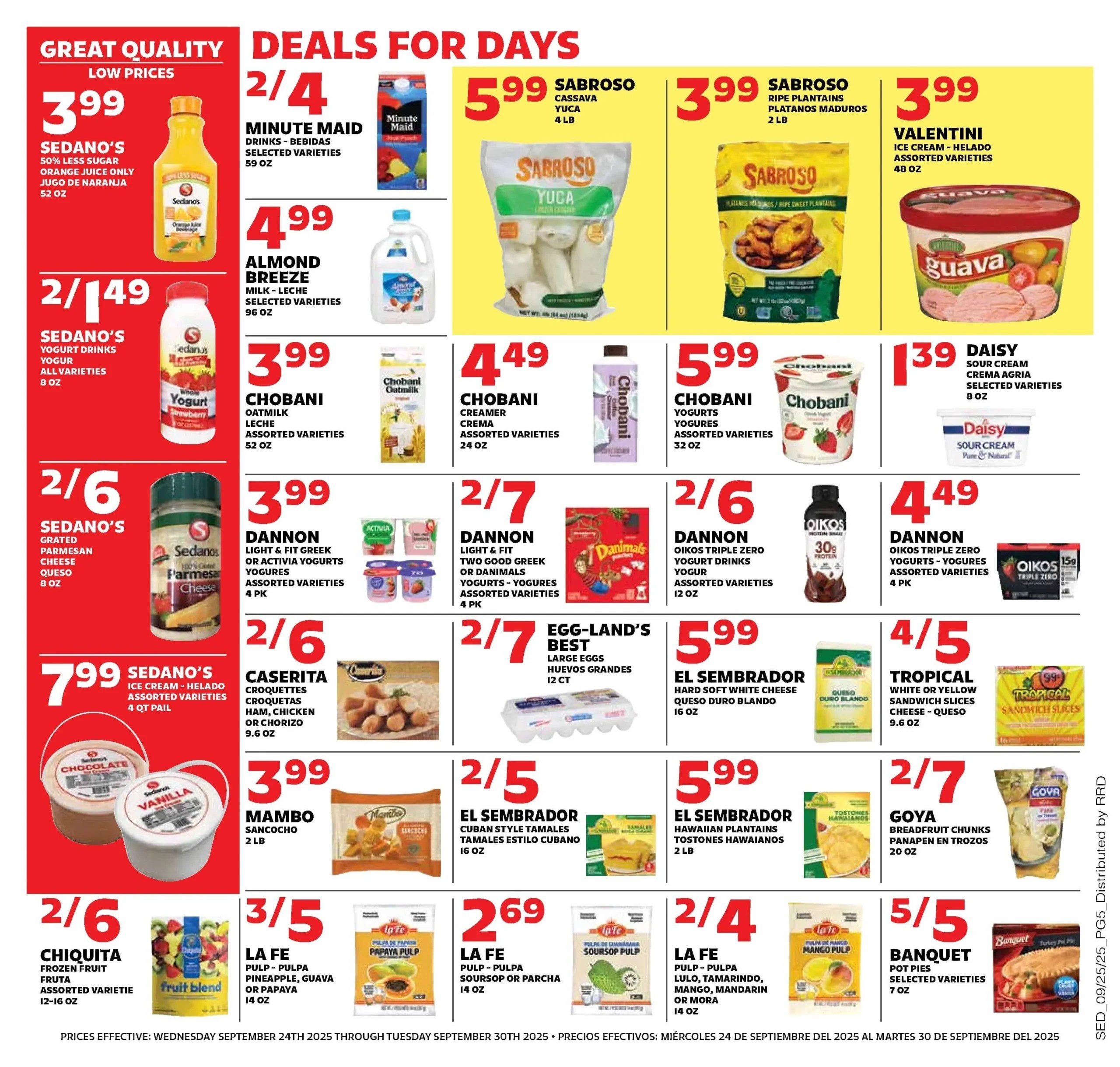Sedano's Weekly Ad Oct 1st Oct 7th 2025 Weekly Flyers