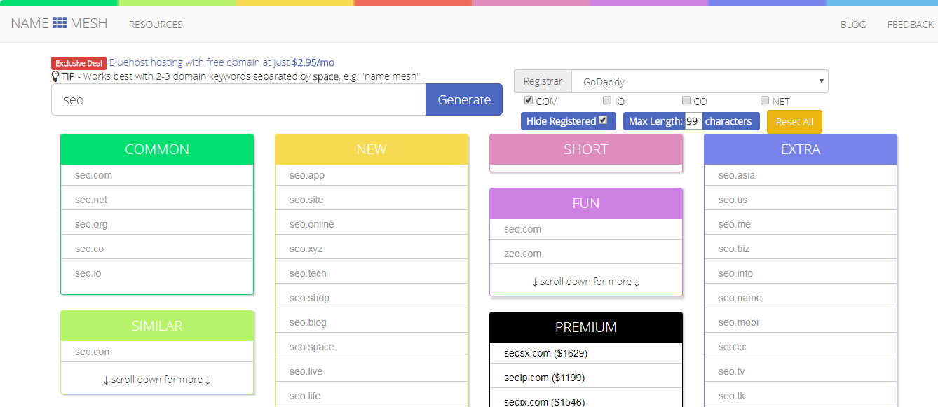 Unique Domain Name Generators For New Bloggers this 2019 WeeklyHow
