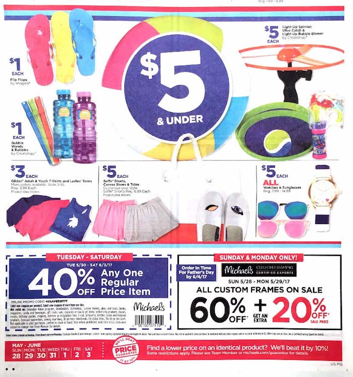 Michaels Weekly Ad Craft Store Savings