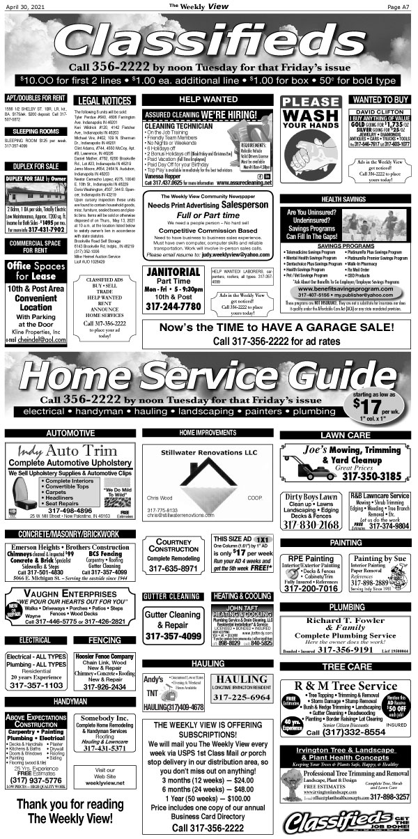 This Weekâ€™s Issue April 30May 6 Weekly View