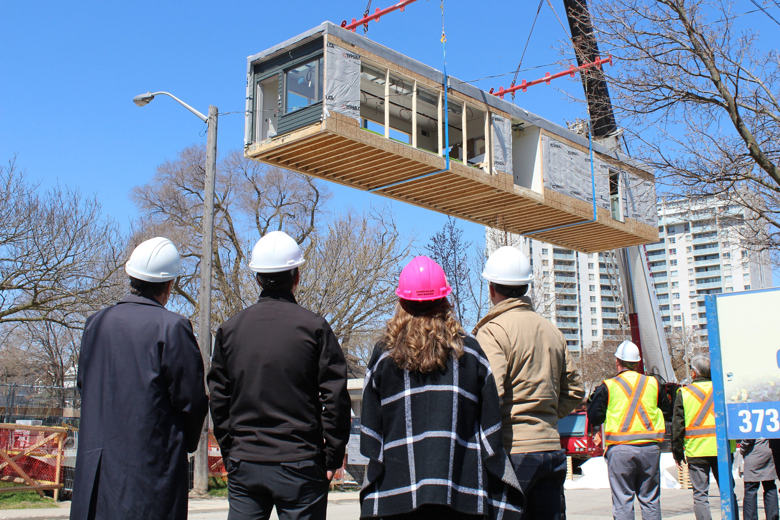 City of Toronto the delivery of 59 new permanent modular homes