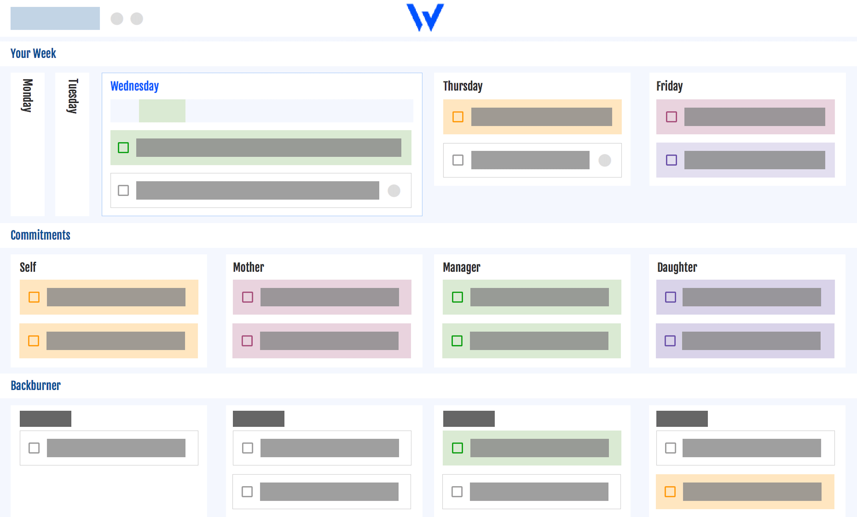 Best Online Planner Week Plan Week Plan