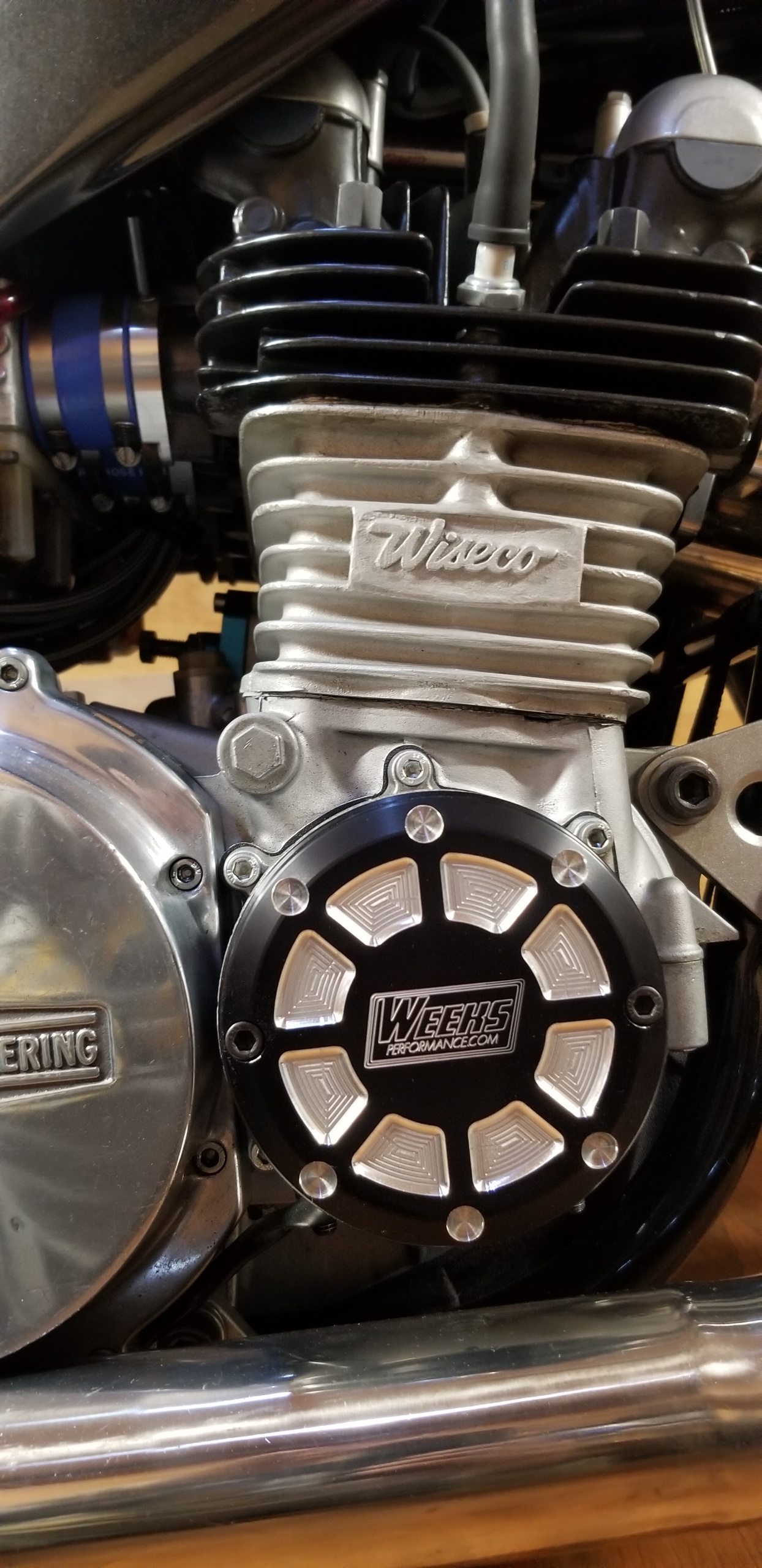 Weeks Performance billet ignition cover KZ 9001100 Weeks Performance