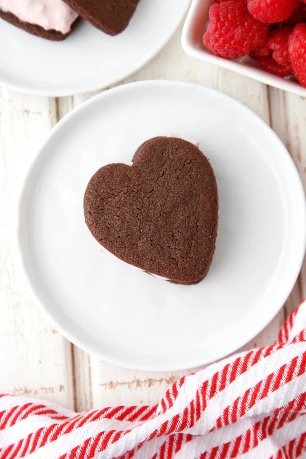 Raspberry Cream Chocolate Cookies Weelicious