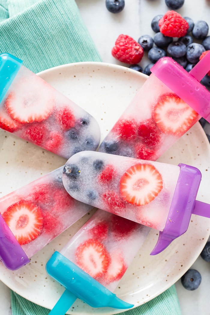 Coconut Fruit Popsicles Weelicious