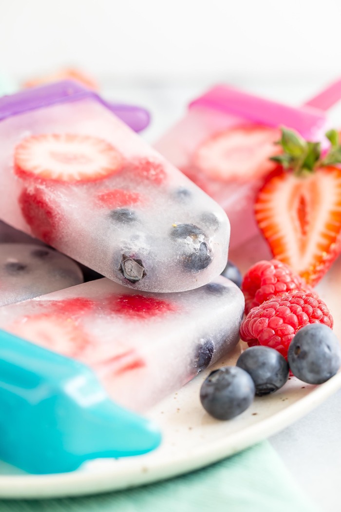 Coconut Fruit Popsicles Weelicious