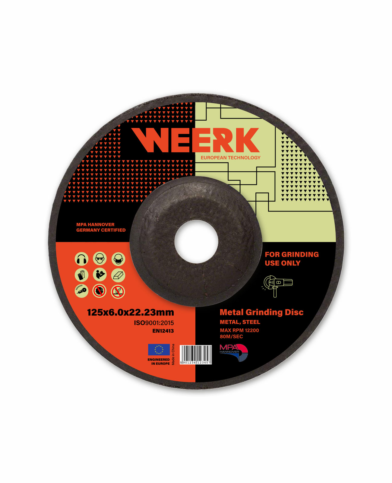 METAL GRINDING DISC Weerk Tools