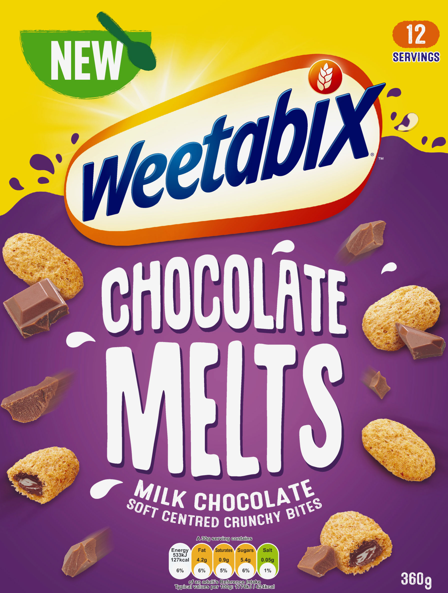 Weetabix Melts Milk Chocolate Weetabix Cereals