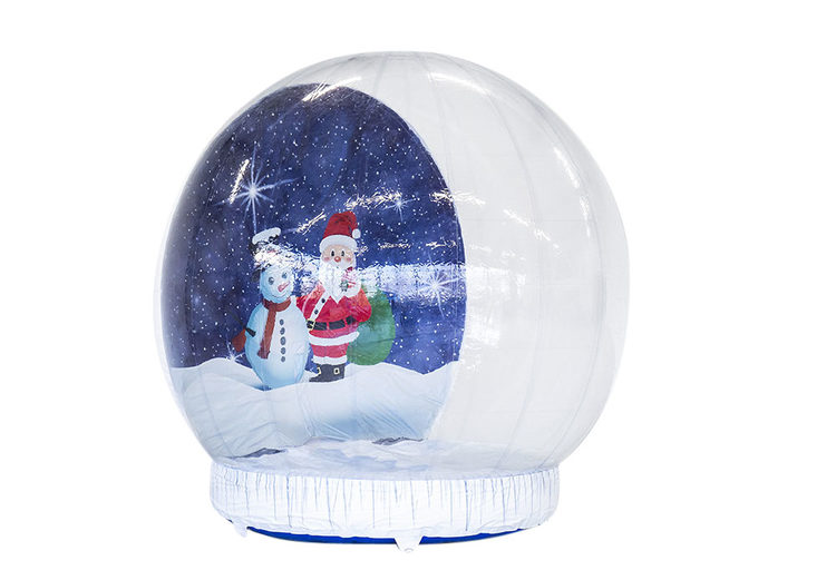Large Inflatable Christmas Snow Globe Photo Booth For Rent