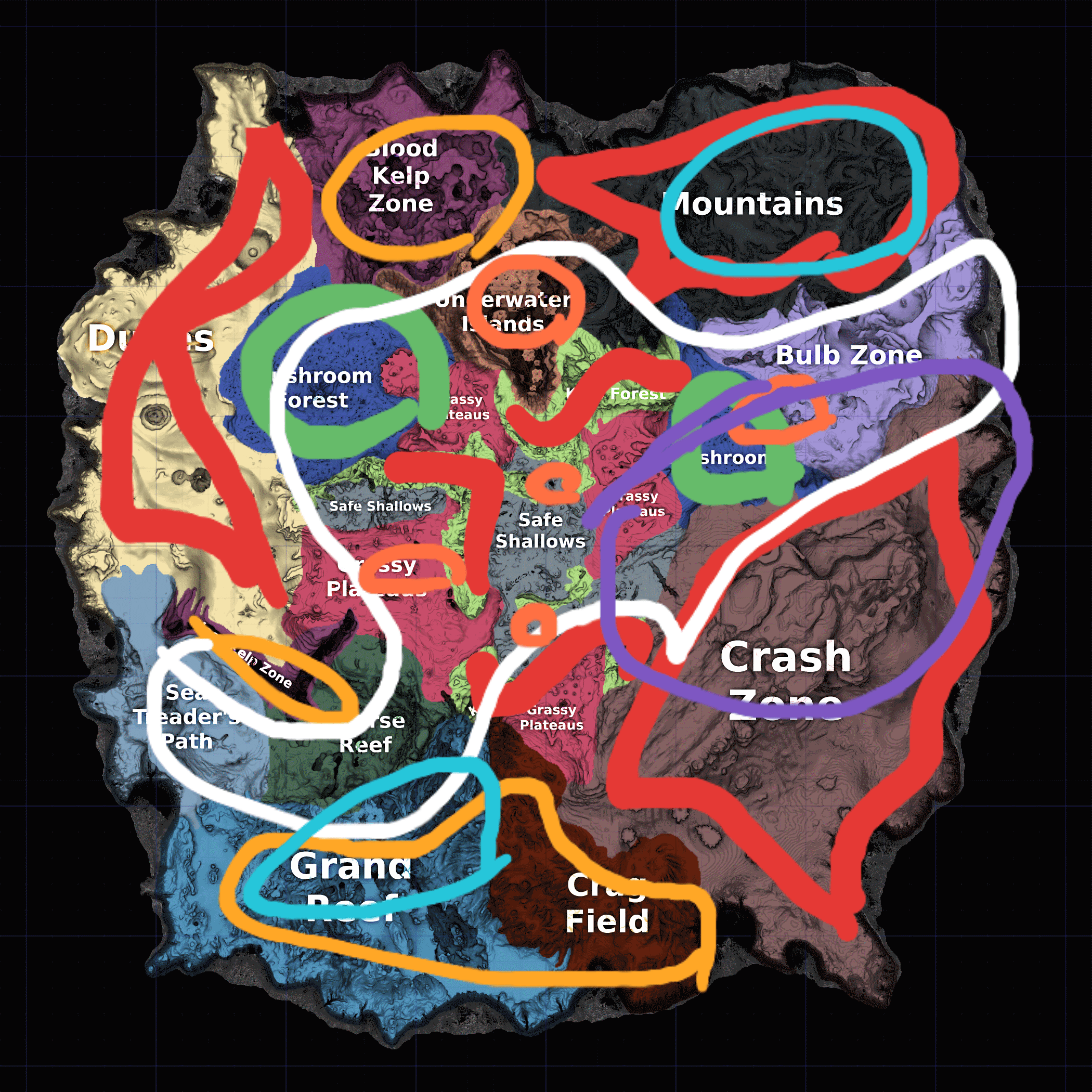 Přehled Munching Přetočit subnautica map of lava zone jednoduchý
