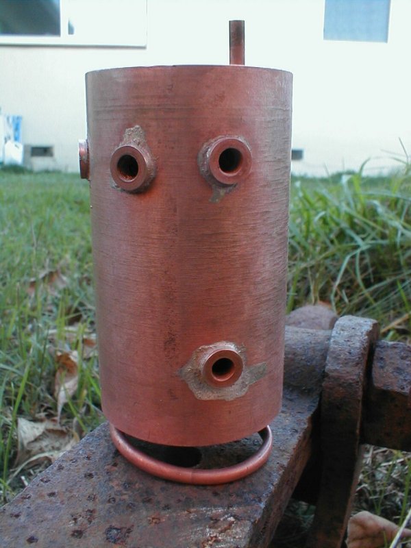 A live steam donkey