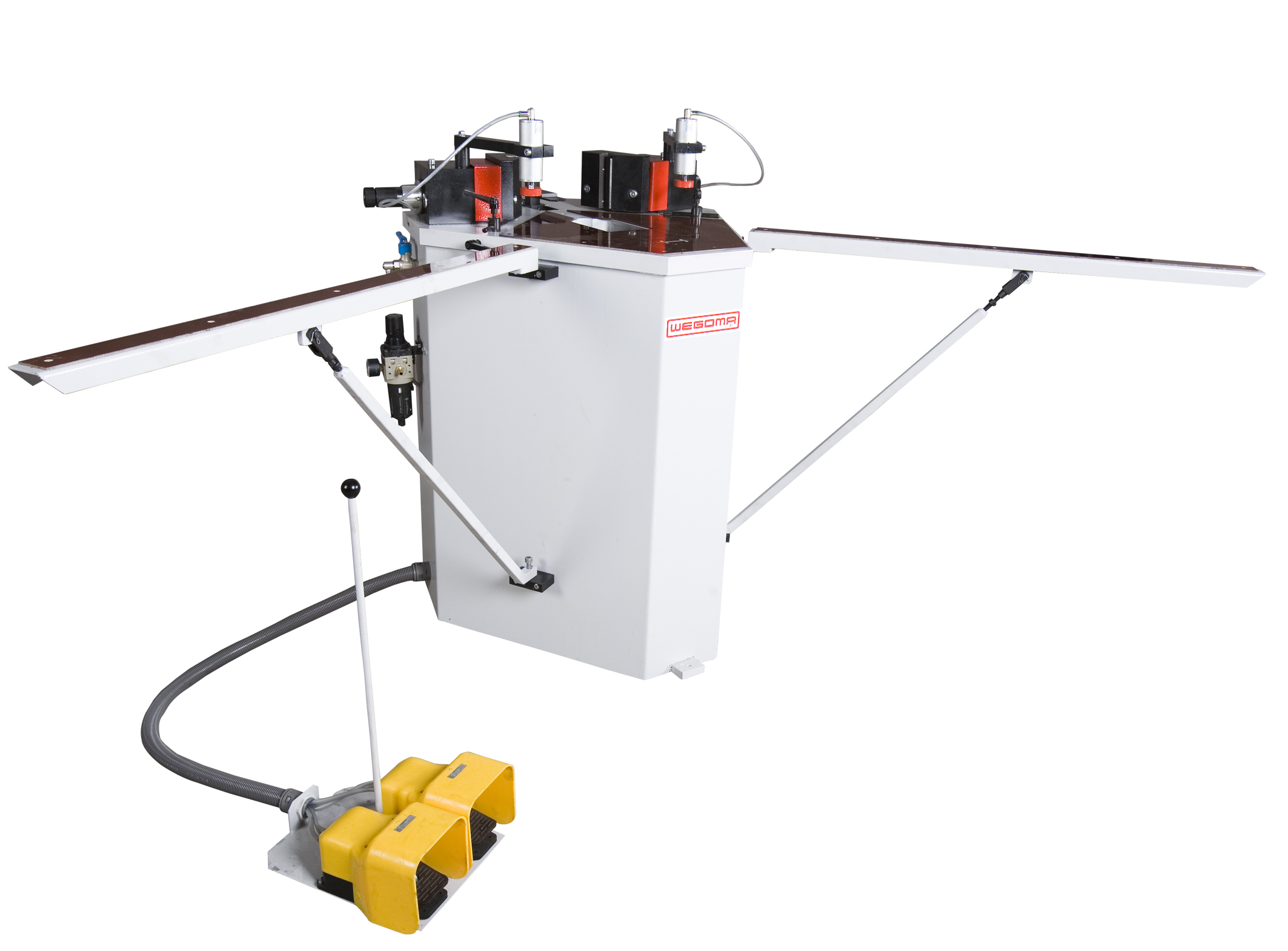 Join profile corners with the WEGOMA EV175 Corner Crimping Machine