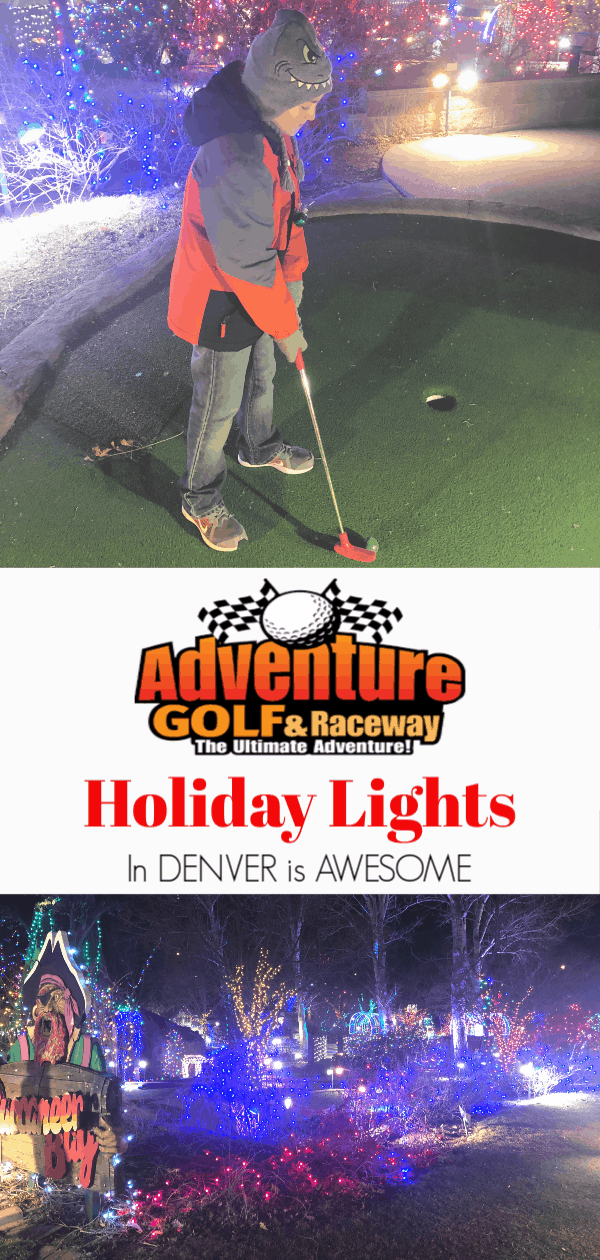 Adventure Golf and Raceway Holiday Lights Display We Got The Funk