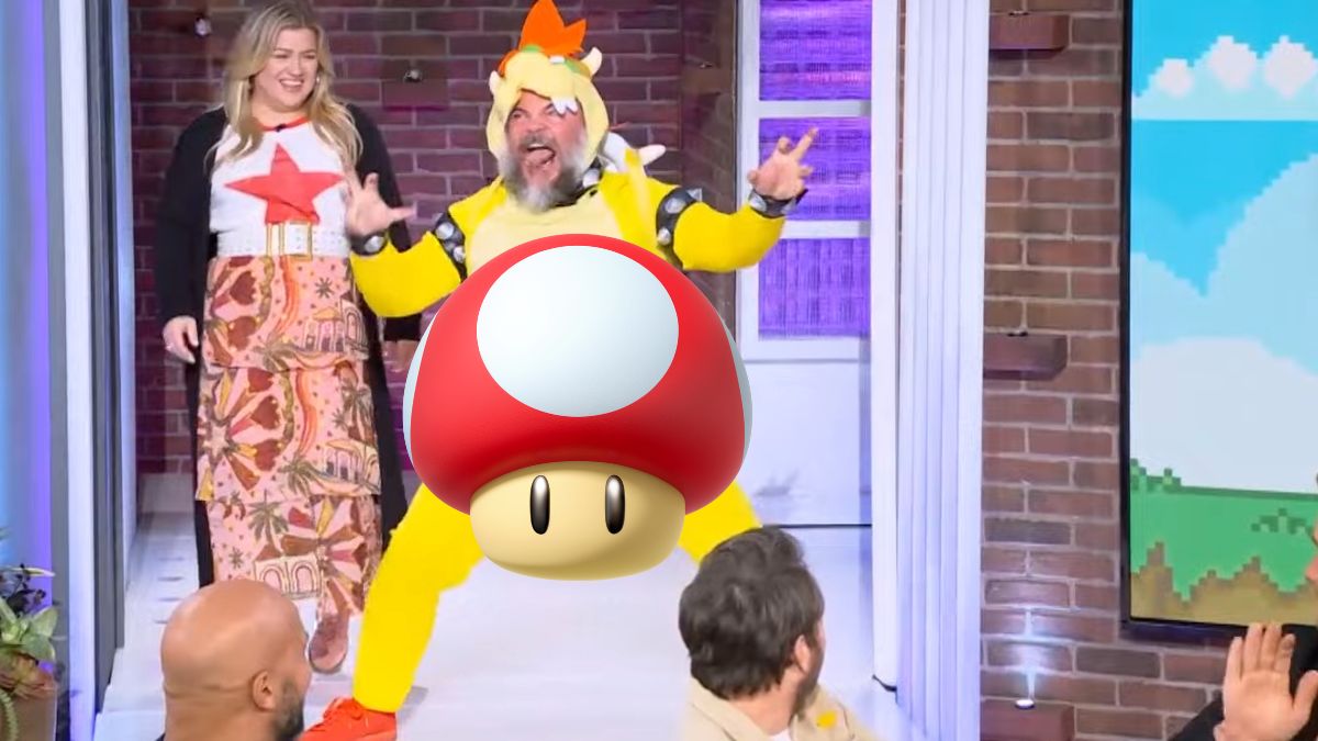 Jack Black's Bowser costume is censored during The Kelly Clarkson Show(024)