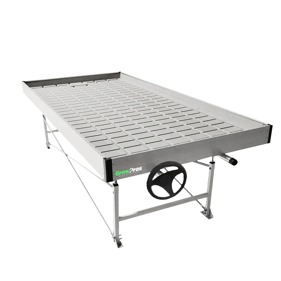 Hydro Rolling Benches Tray Stand Grow Table GROW PROS SOLUTIONS