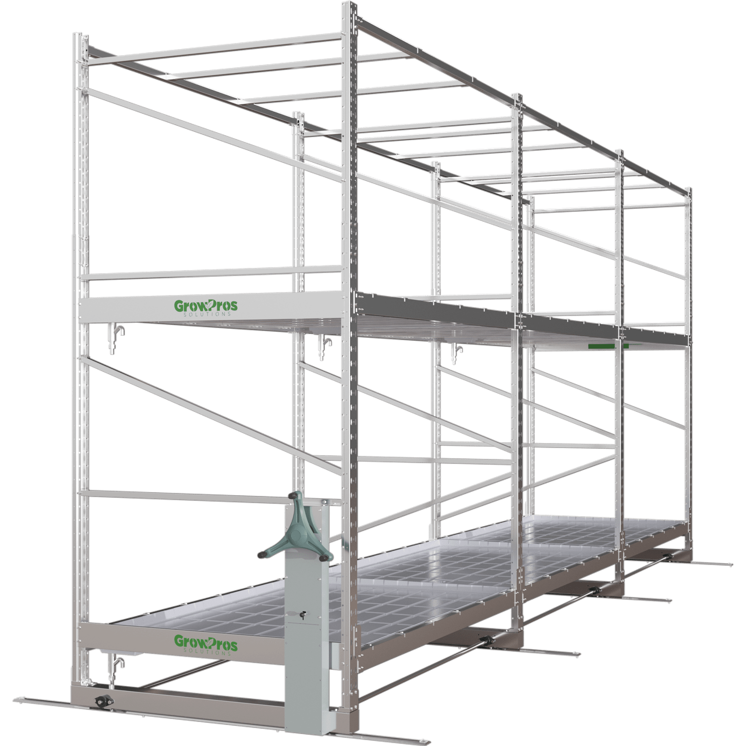 MultiTier Stainless Steel Grow Rolling Rack GROW PROS SOLUTIONS