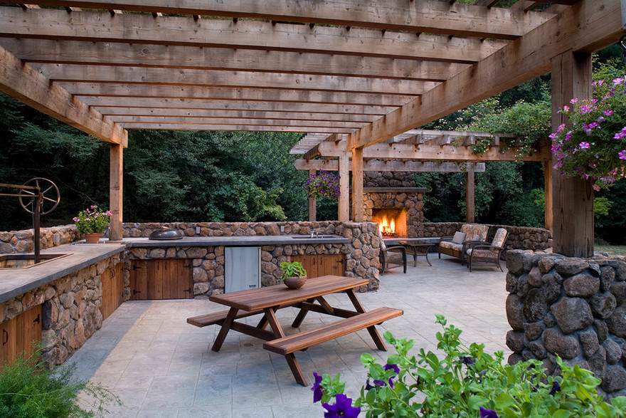 Rustic Outdoor Patios and Decor Ideas Rustic Home Decor and Design Ideas.