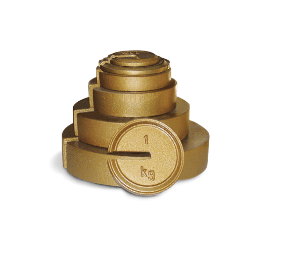 RICE LAKE Cast Iron Calibration Weights Slotted Interlocking and