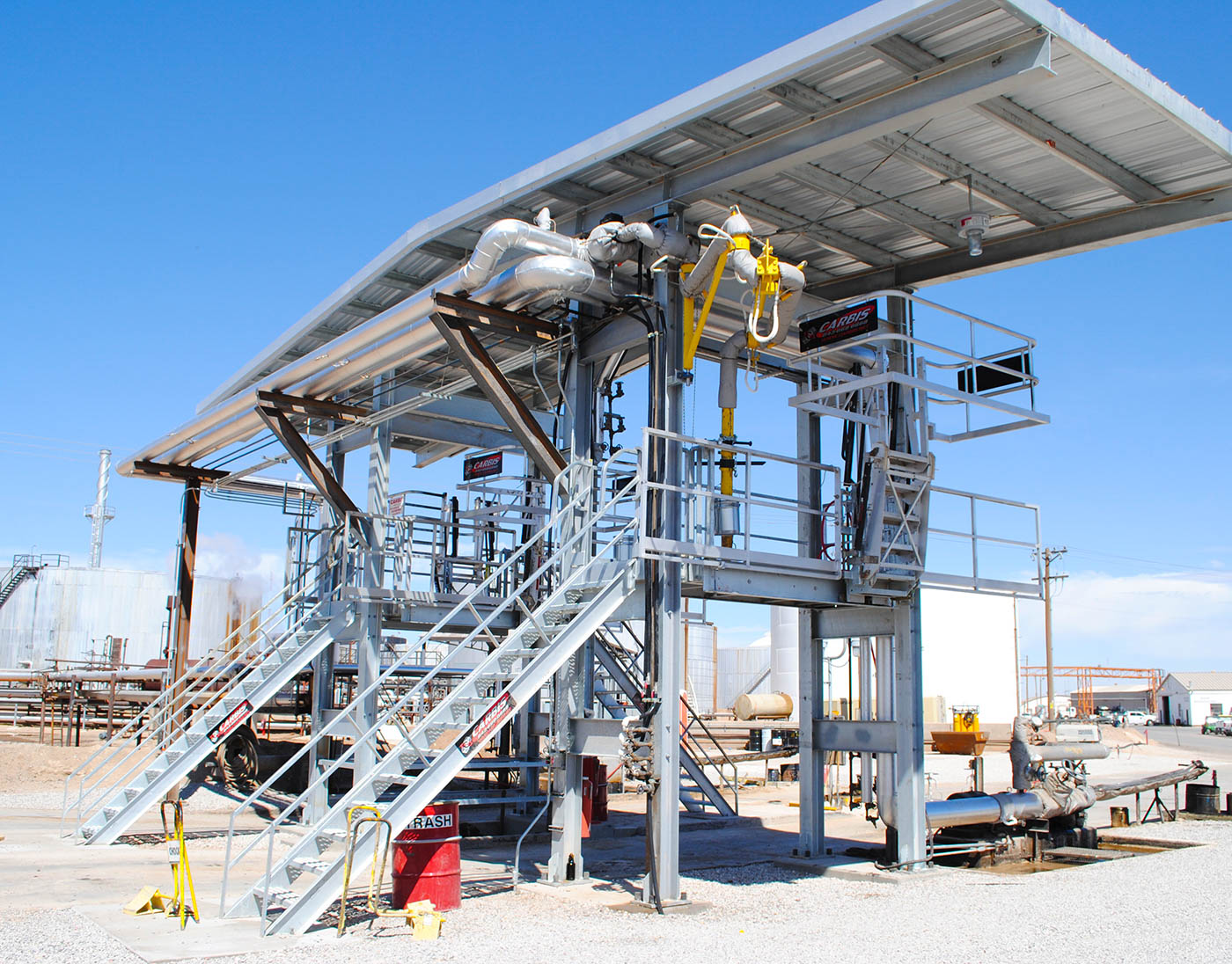 CARBIS SOLUTIONS Multi Hatch Truck Loading & Fall Protection Systems