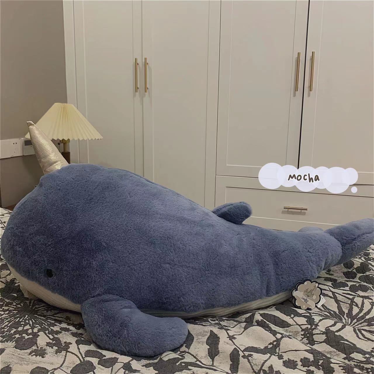 Weighted Whale Plush Whale Stuffed Animal Throw Pillow Weighted Dinosaur