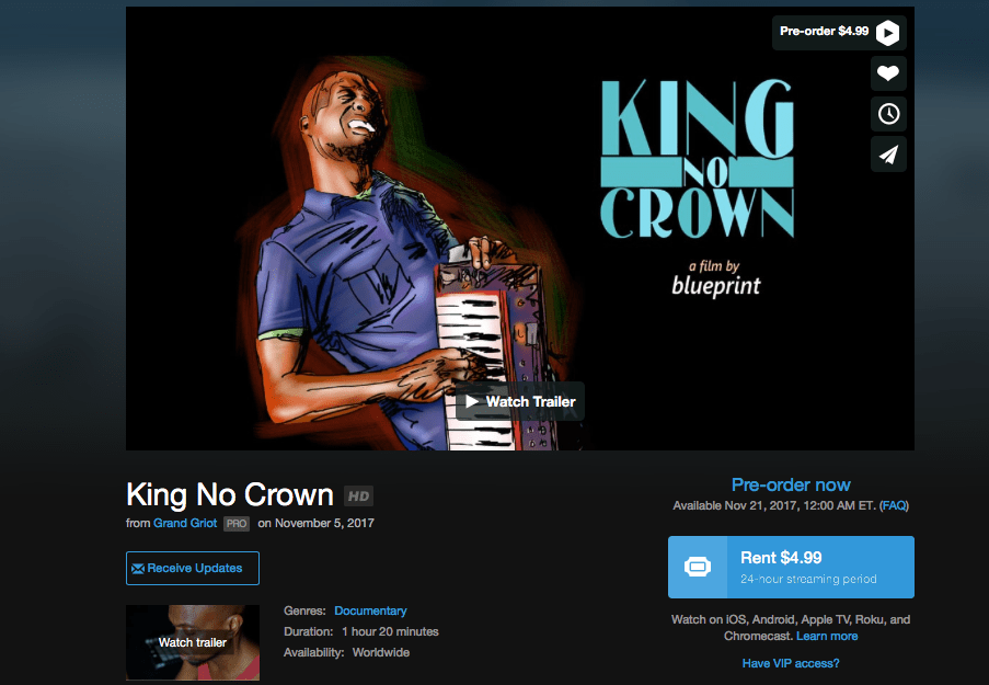 Release Date Change for King No Crown Preorders Weightless Recordings