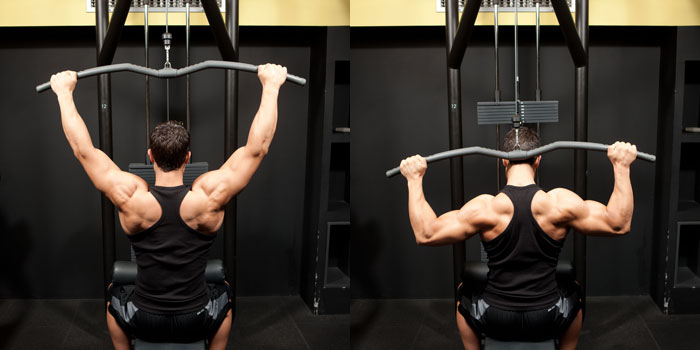 Behind The Neck Cable Pulldown Weight Training Exercises 4 You