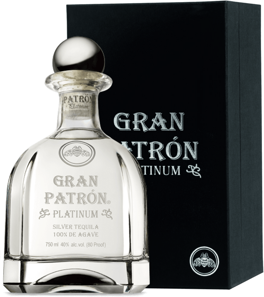 Gran Patrón Platinum, Tequila de Agave, 0,7l in GeschenkKarton Wein