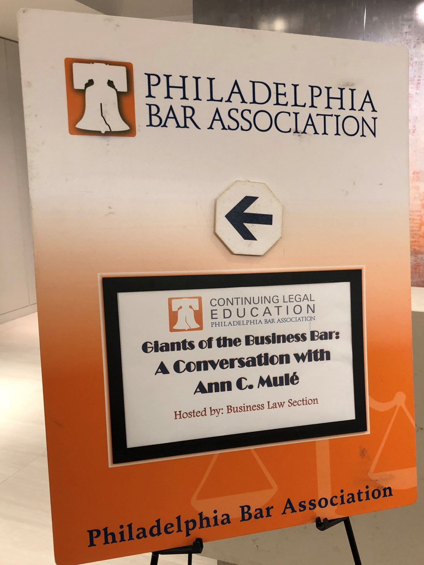 Mulé honored by Philadelphia Bar Weinberg Center for Corporate Governance