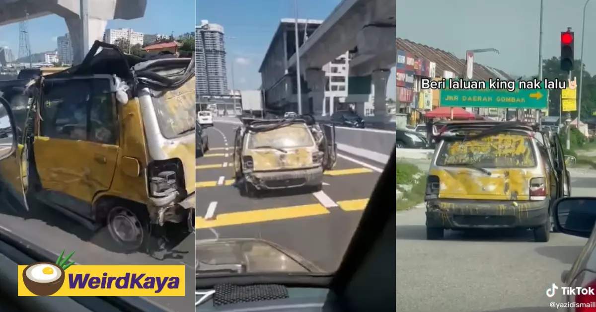 [VIDEO] Legendary "Kancil buruk" spotted in Kepong with new body paint WeirdKaya