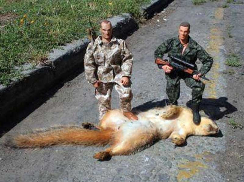 Squirrel hunters Weird Picture Archive