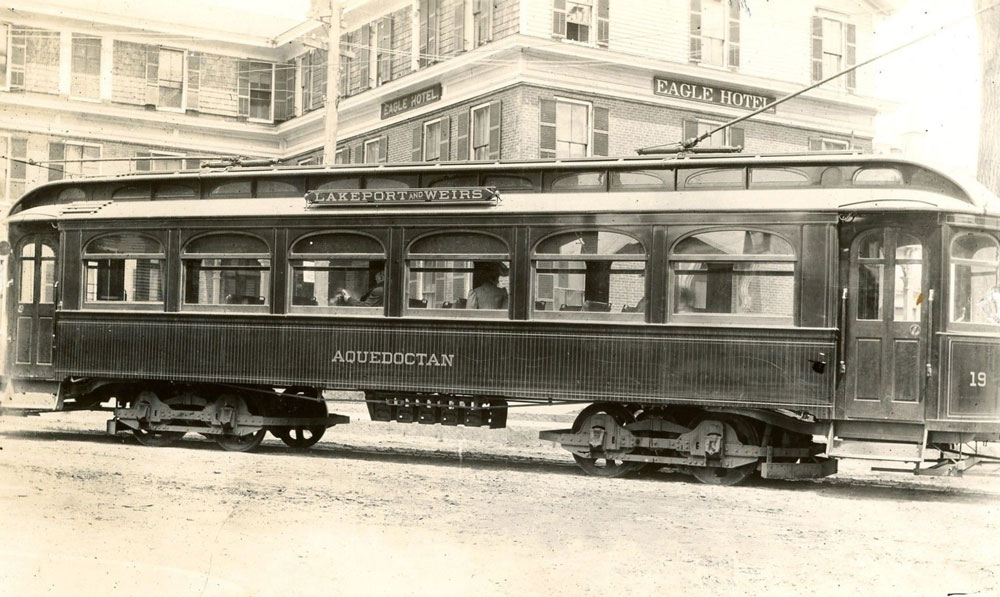 Laconia Street Railway WEIRS BEACH WHERE LAKE WINNIPESAUKEE BEGINS