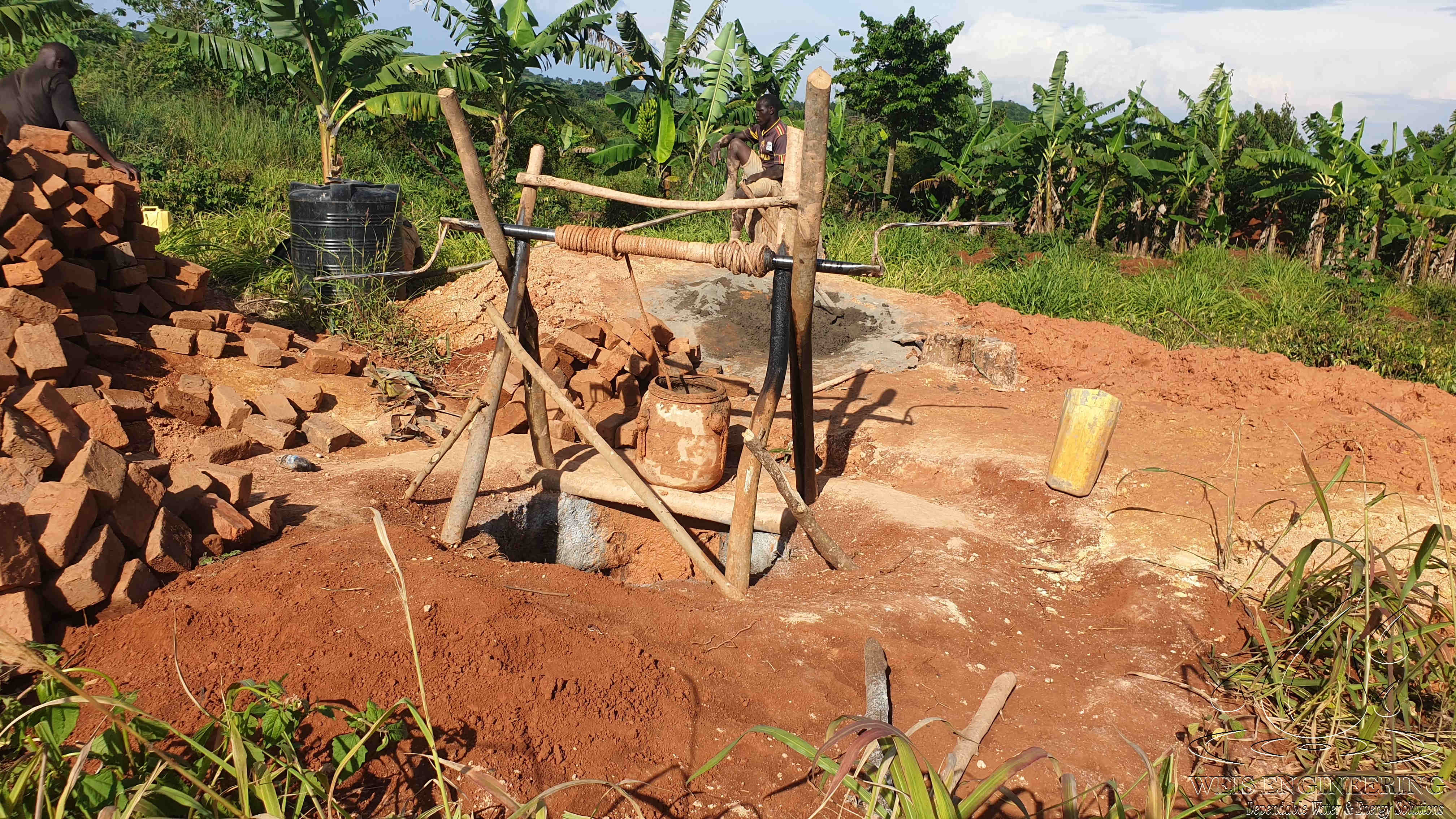 Shallow well digging in Uganda Weis Engineering Ltd